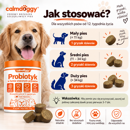 CalmDoggy - Probiotyczne gryzaki dla psów